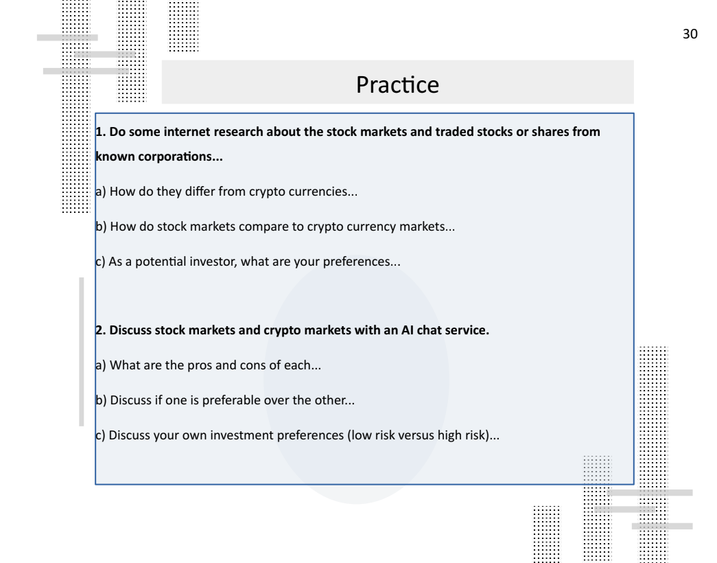 Crypto Currency Investing with AI