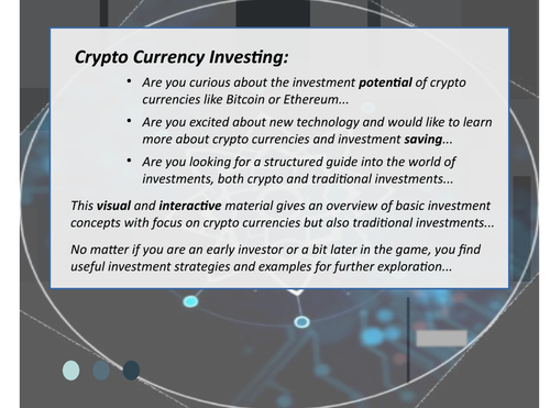 Crypto Currency Investing